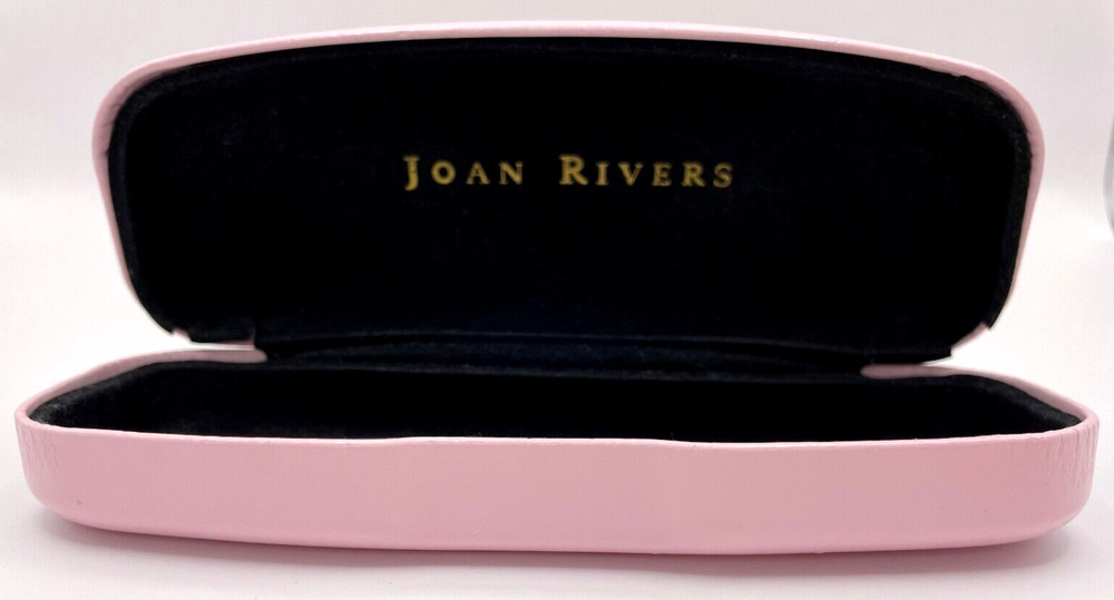 Joan Rivers Sunglasses Hard Case in Shiny Pink ONLY- Pre-owned